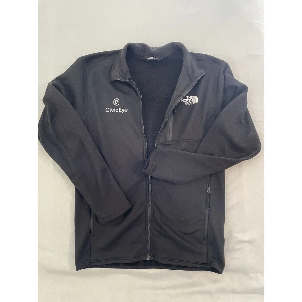 The North Face Jacket Men’s Size Small Black Full Zip Pockets